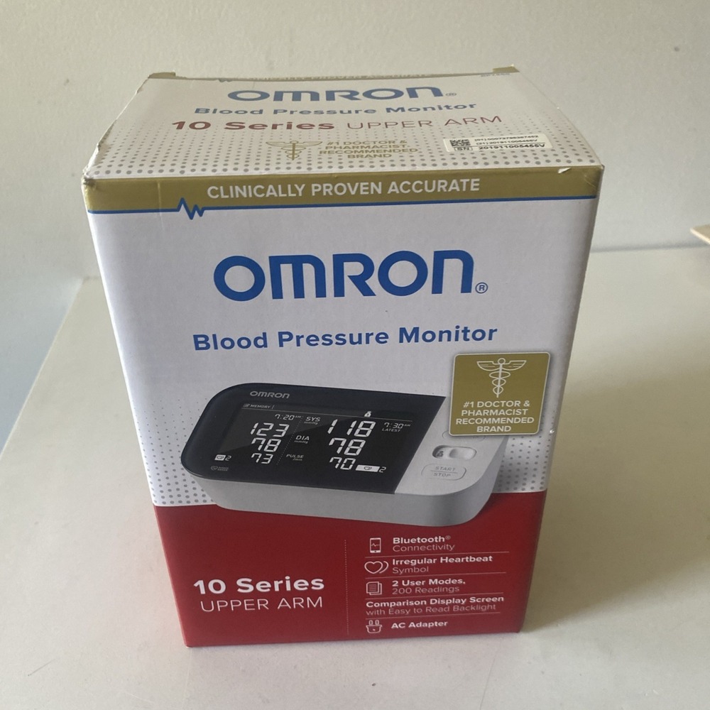 Omron 10 Series BP7450 Upper Arm Blood Pressure Monitor   Bluetooth USED